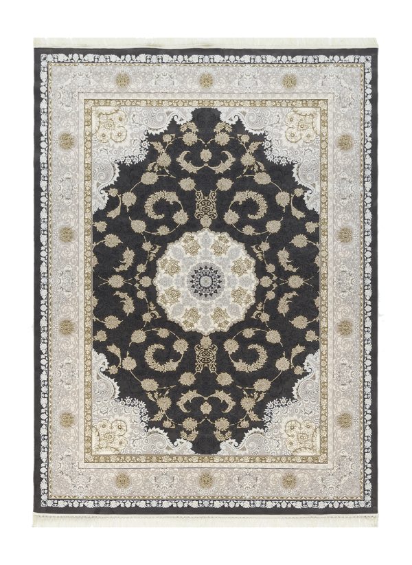 فرش ماشینی کلاسیک کد 9015 دلفینی