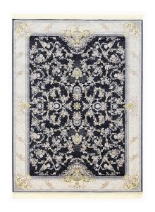 فرش کلاسیک کد 120065 سرمه ای